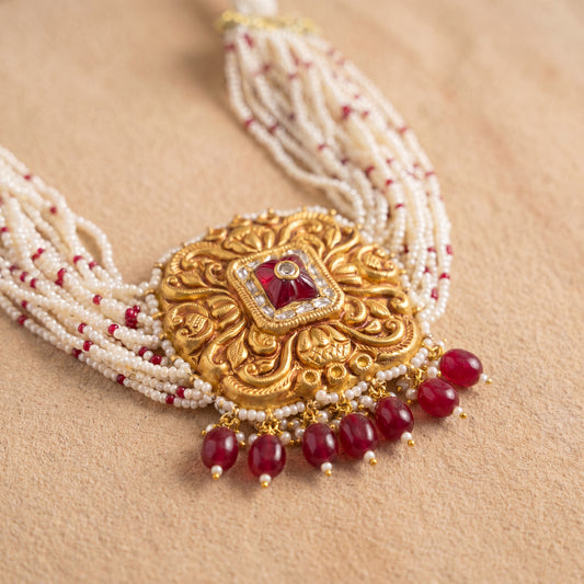 Square temple pendant