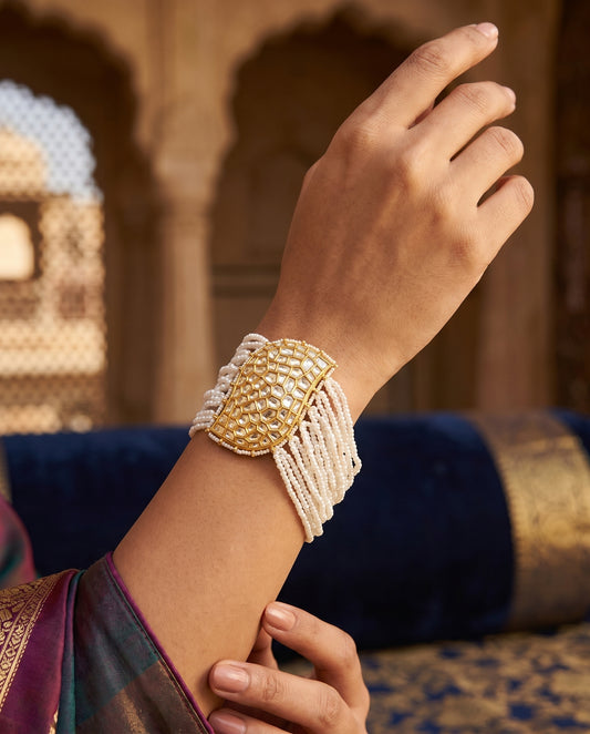 Jharoka L shaped bracelet | Vama Gears