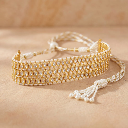 Jharoka Kilvas bracelet cum choker | Vama Gears