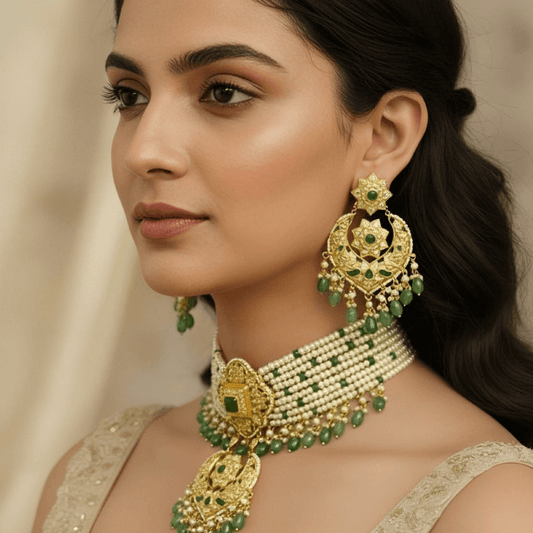 Maha Lakshmi Gungroo Drop Earrings