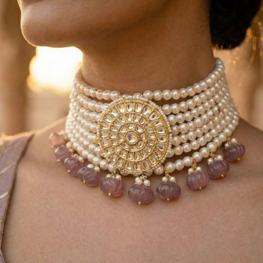 Jharoka Cuff Lustrous Elegant Haar