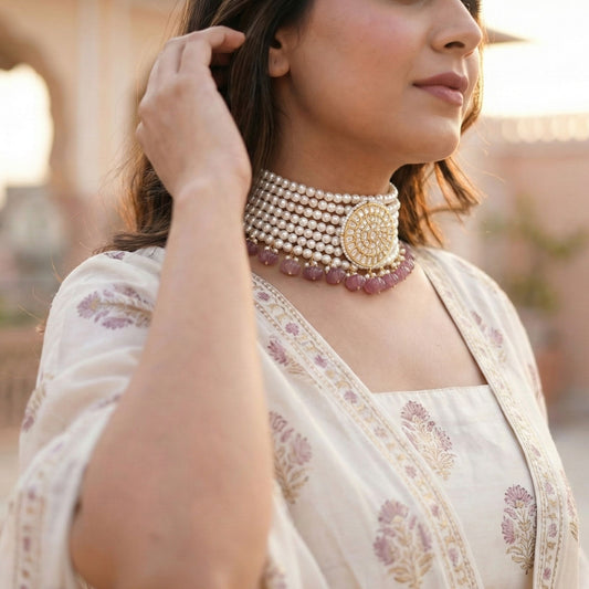 Jharoka Cuff Lustrous Elegant Haar