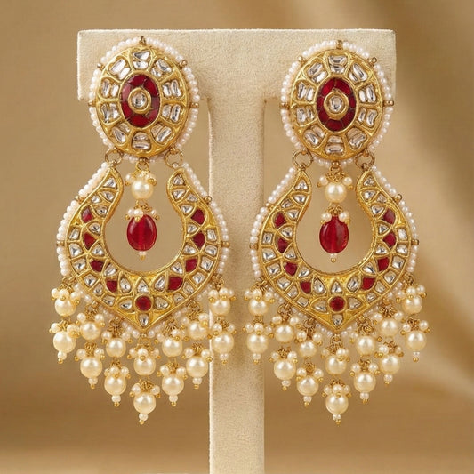 Jharoka Dewdrop Luminous Danglers