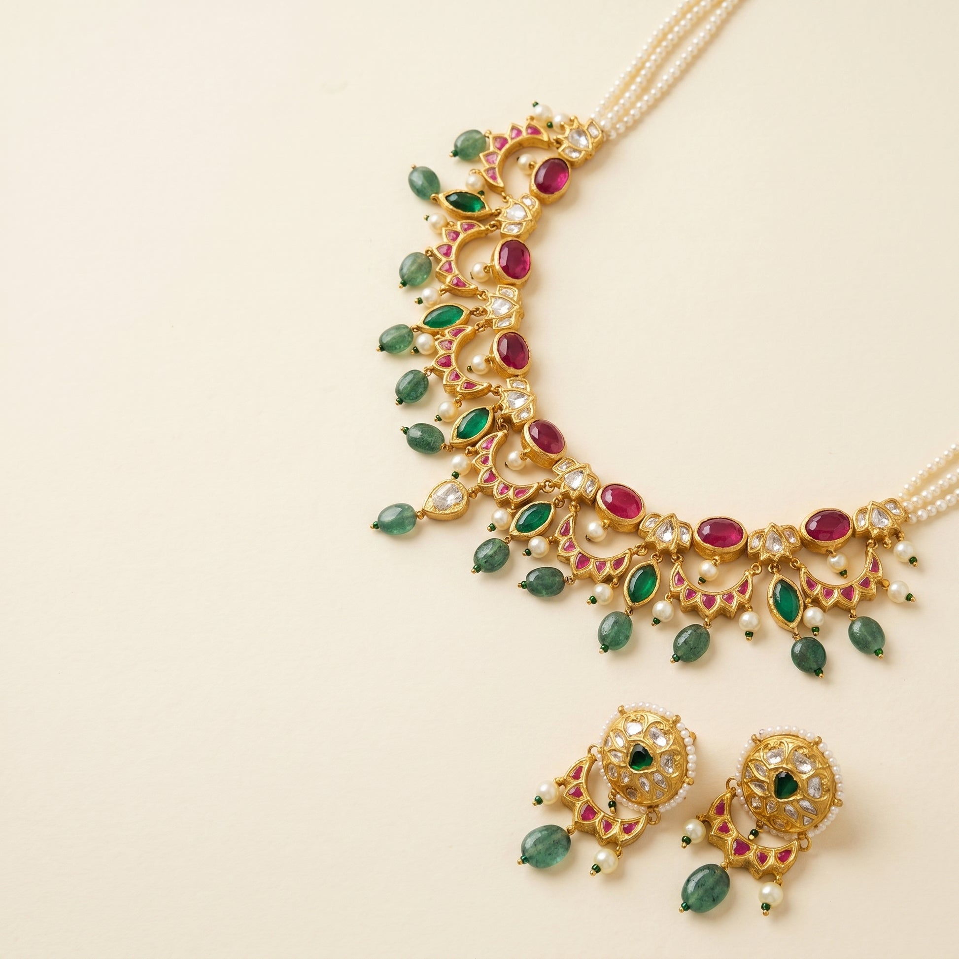 Jharoka Moon reversible set | Vama Gears