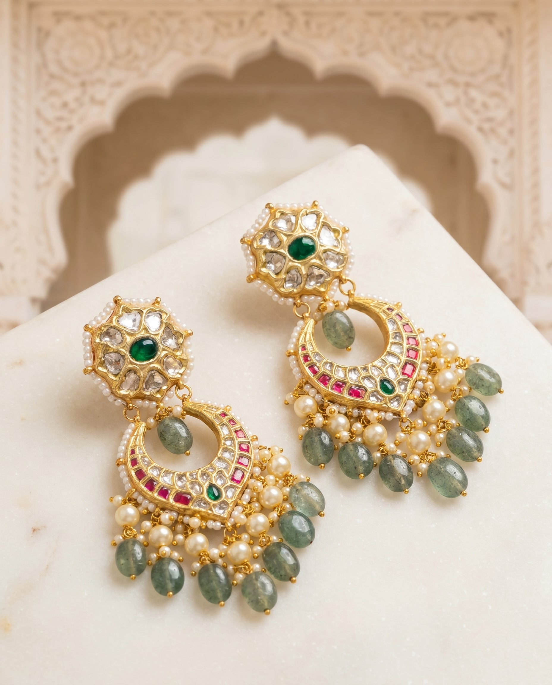 Jharoka Moon ballis | Vama Gears