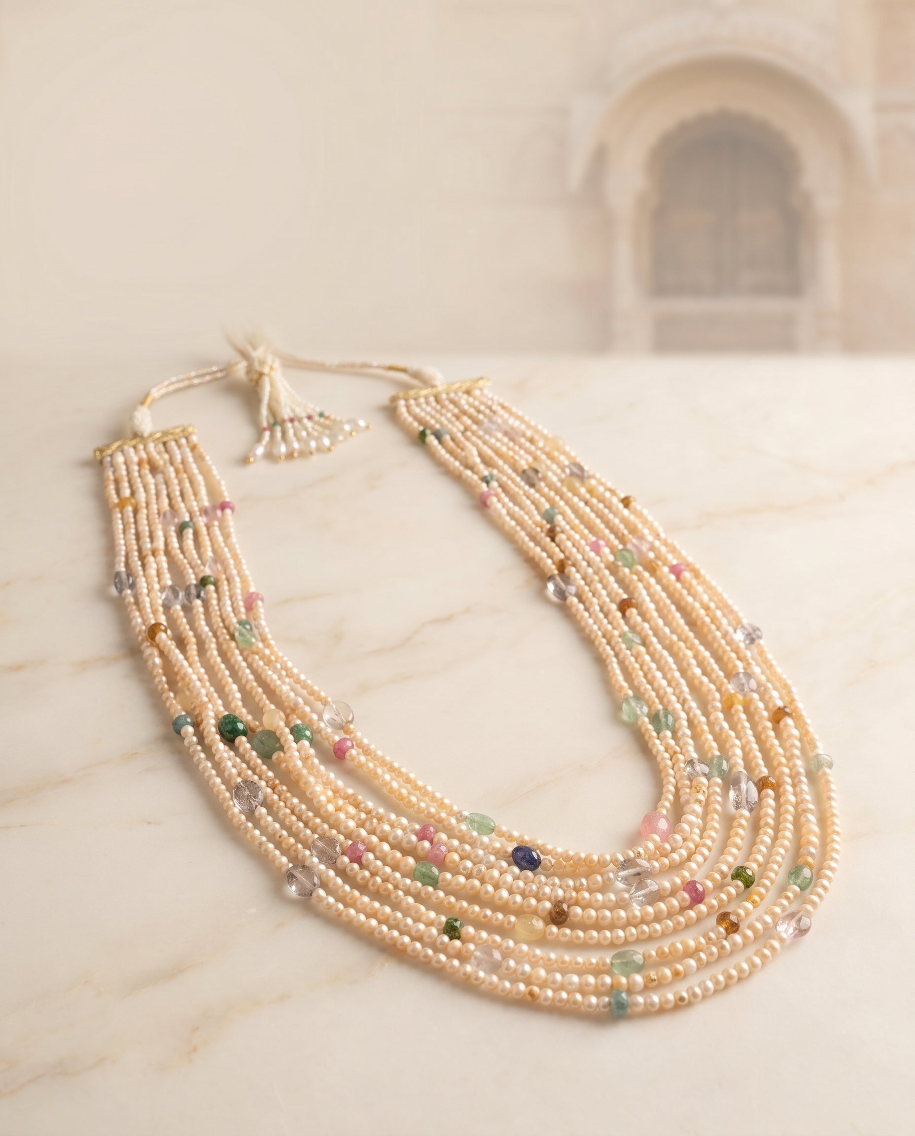 Jharoka Pearl mala | Vama Gears