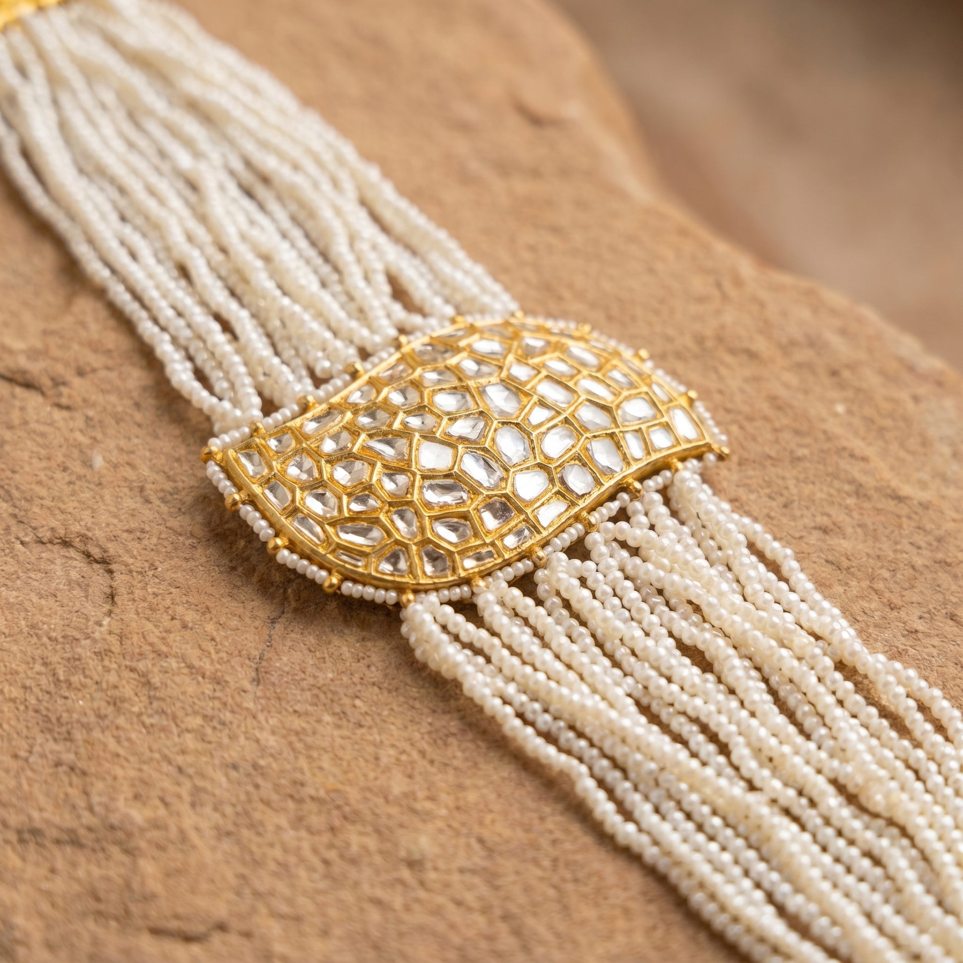 Jharoka L shaped bracelet | Vama Gears