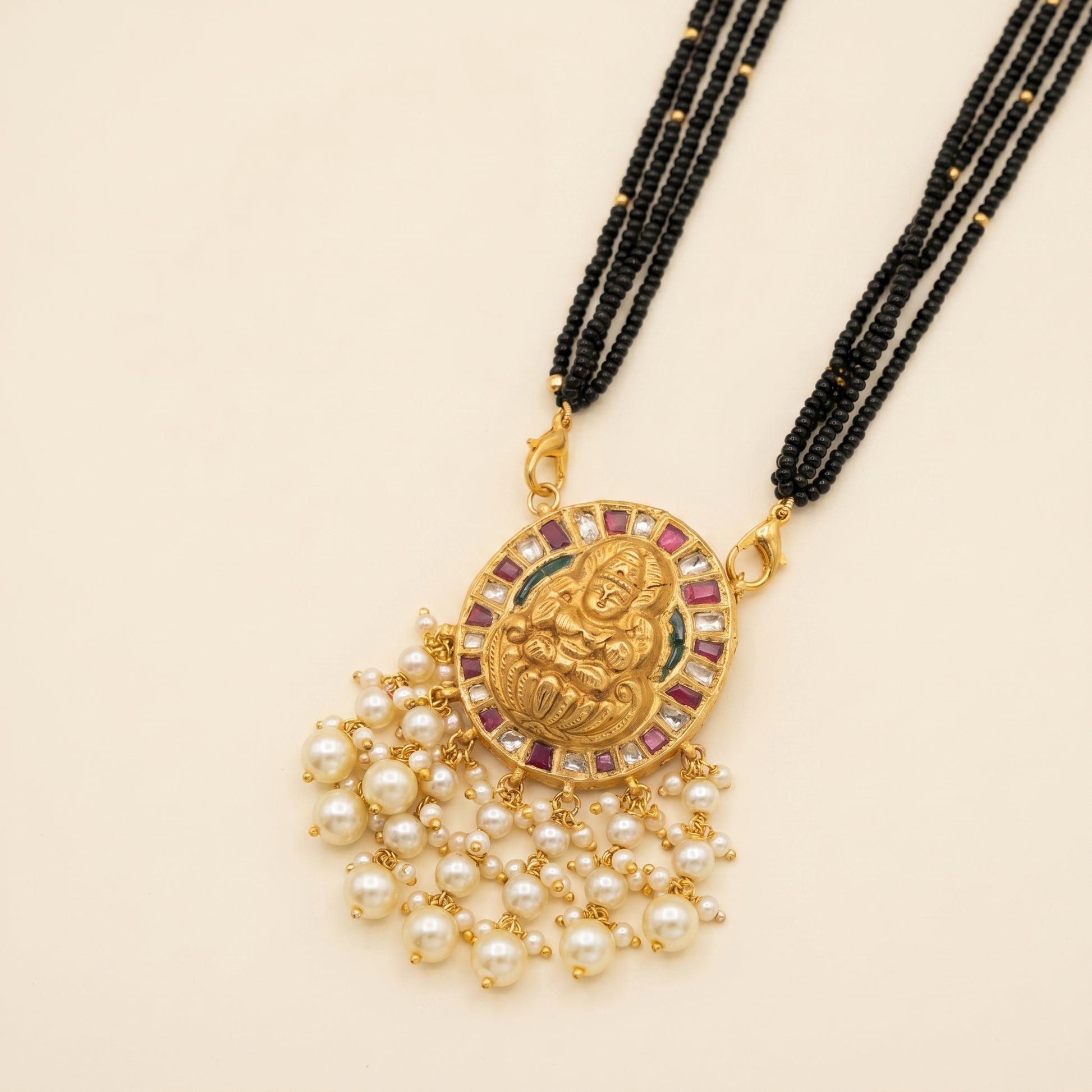 Jharoka Lakshmi ji pendant | Vama Gears