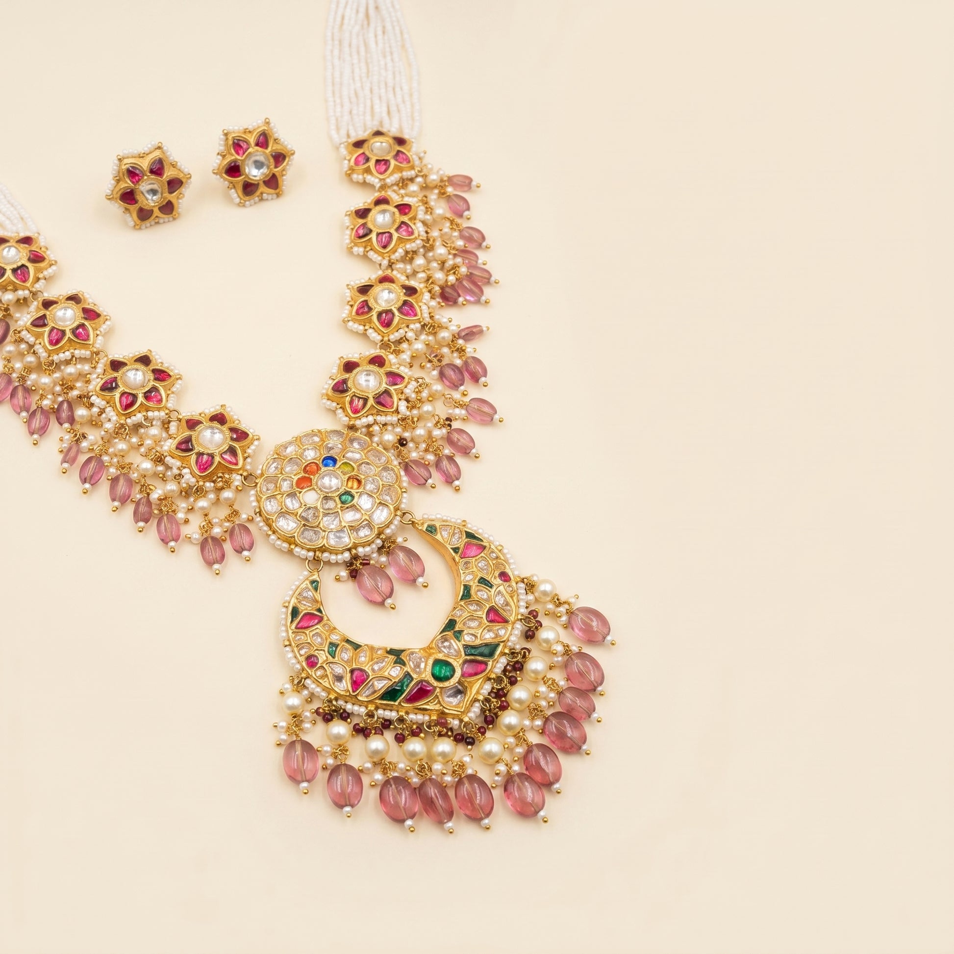 Jharoka Star chandballi set | Vama Gears