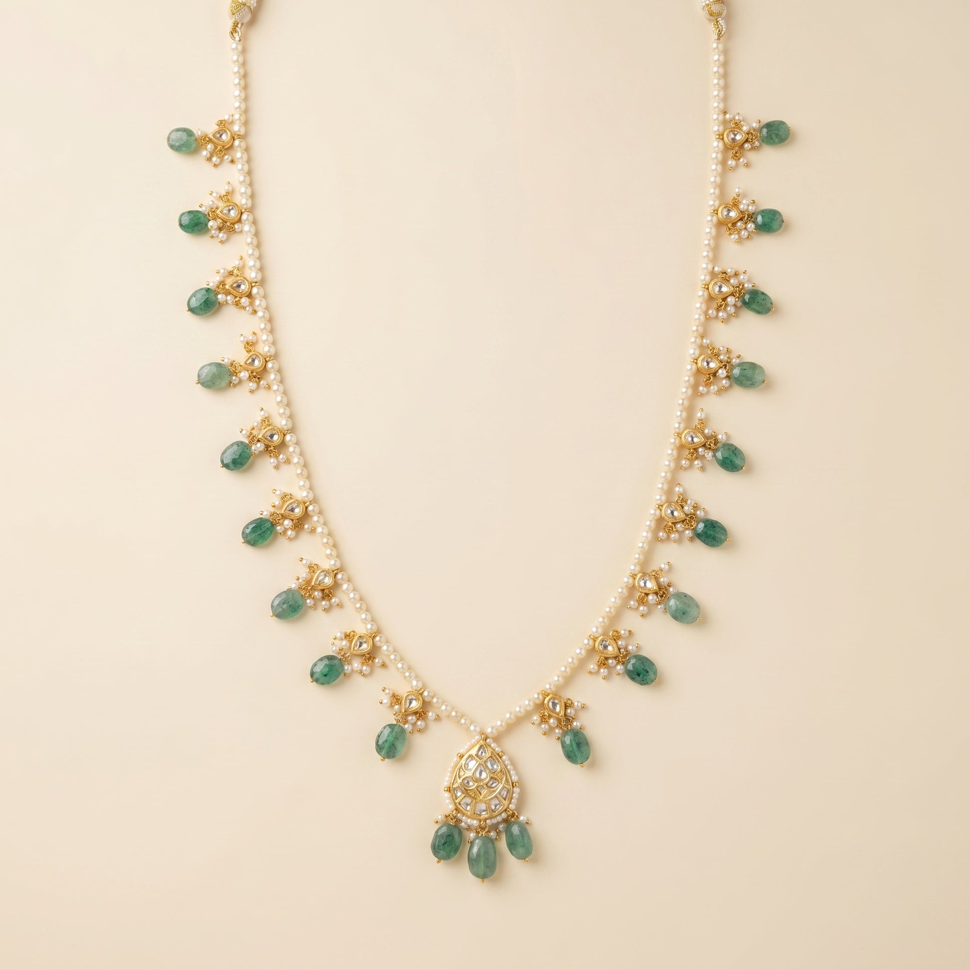 Jharoka Ek lada necklace | Vama Gears