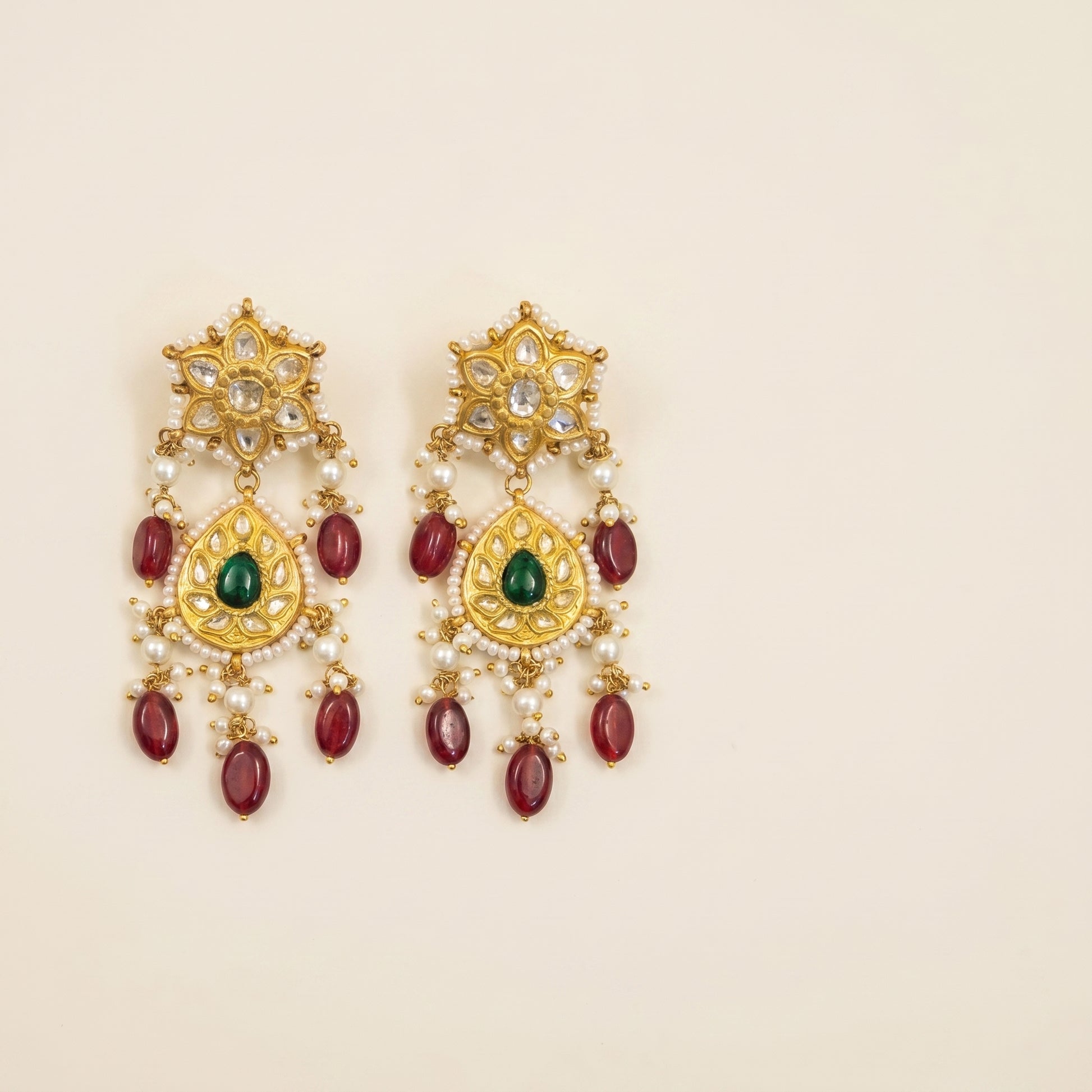 Jharoka Star and Diamond small chand ballis | Vama Gears