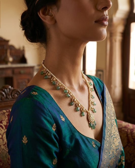 Jharoka Ek lada necklace | Vama Gears