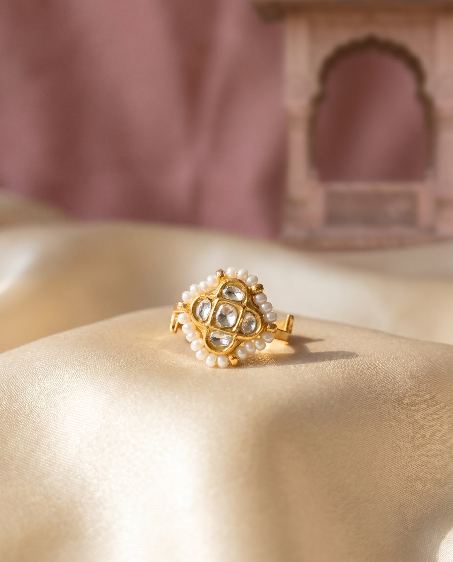 Jharoka Small basic ring | Vama Gears