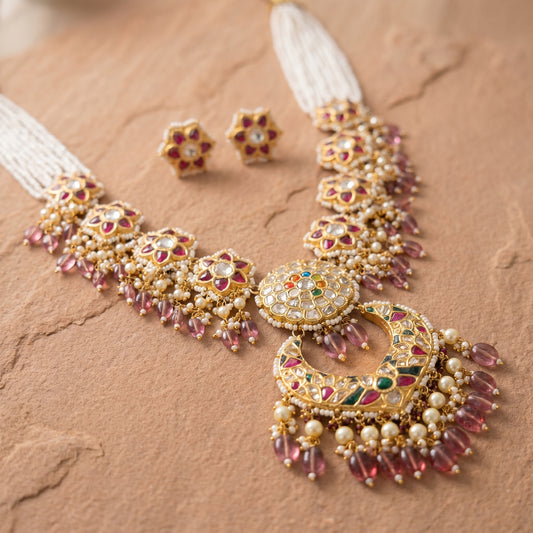 Jharoka Star chandballi set | Vama Gears