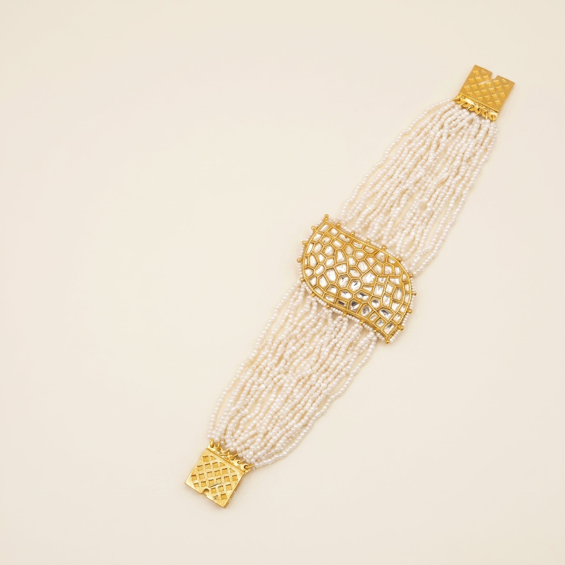 Jharoka L shaped bracelet | Vama Gears
