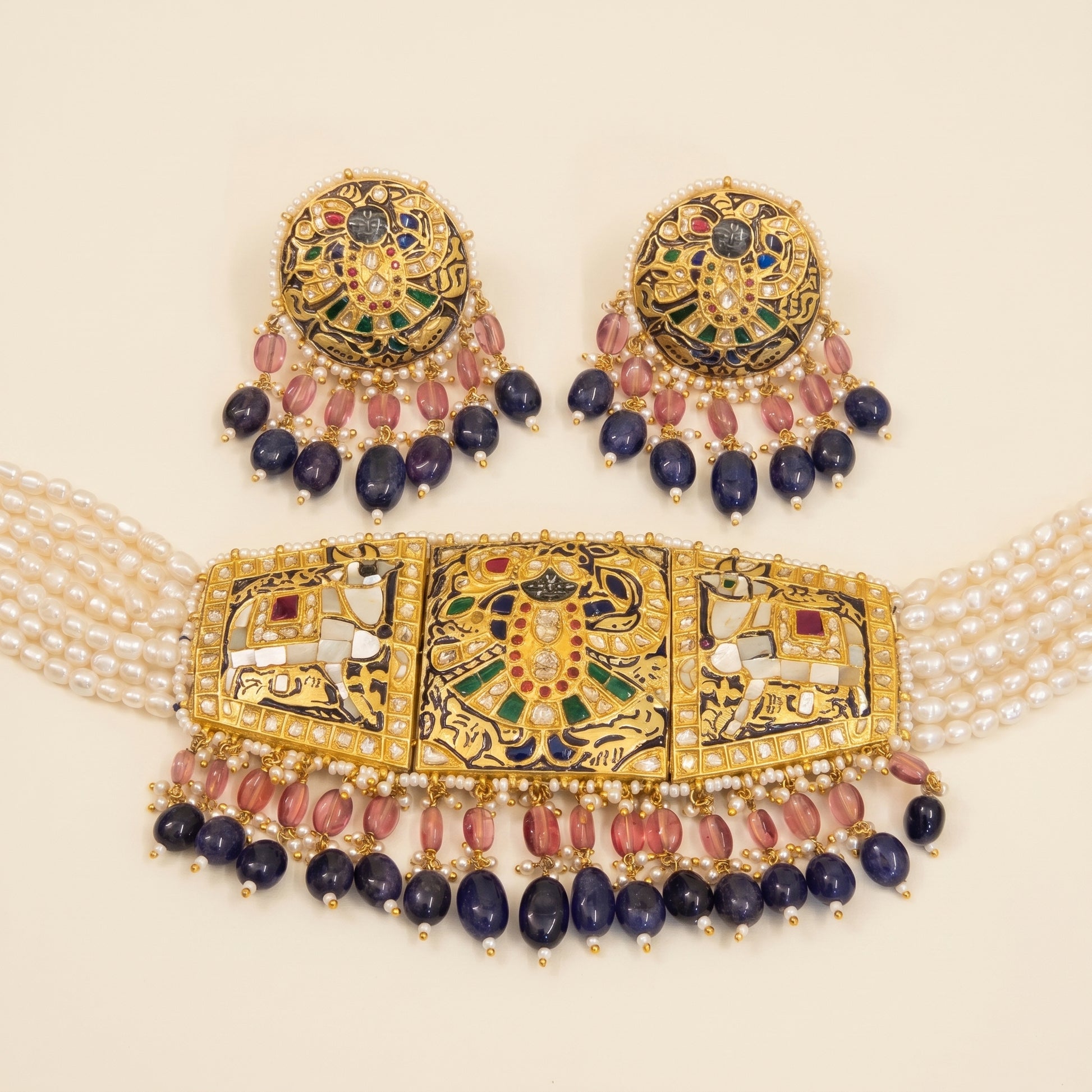 Jharoka Shreenathji choker | Vama Gears